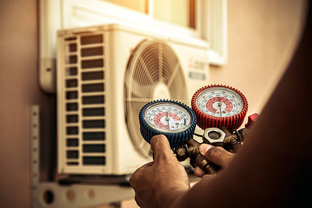 Professional Hvac technician working in Homer, MI